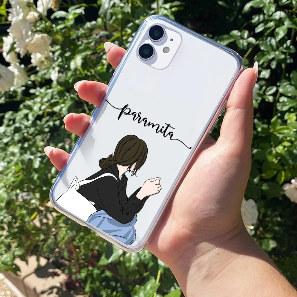Relax Mood Customize Transparent Silicon Case For iPhone 13 Pro Max