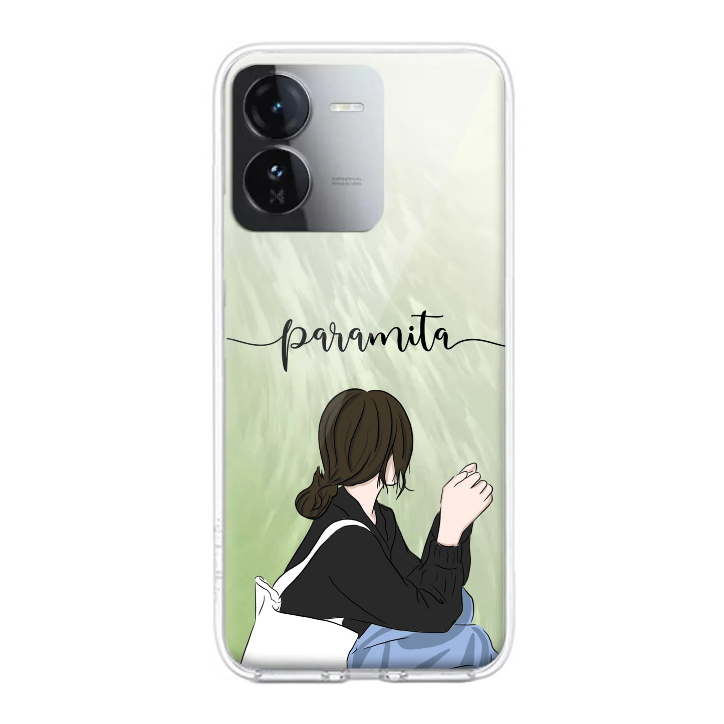 Relax Mood Customize Transparent Silicon Case For iQOO - ShopOnCliQ