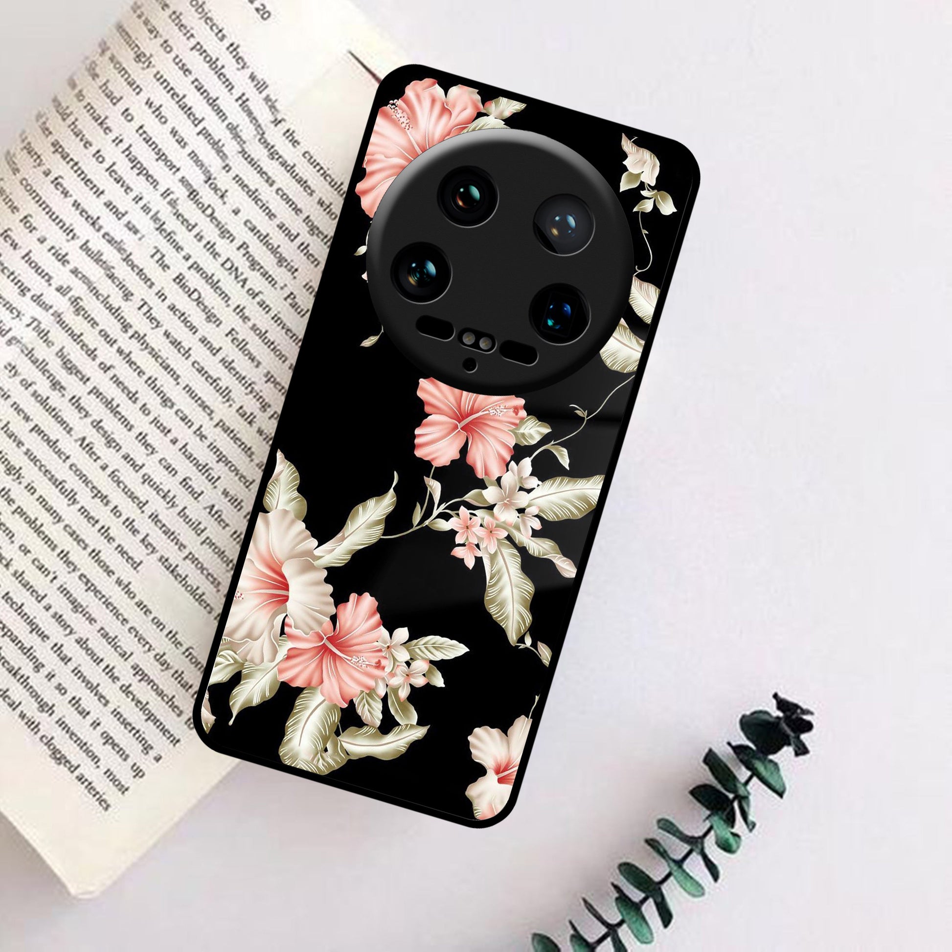 Retro Floral Glass Phone Case And Cover For Redmi/Xiaomi ShopOnCliQ