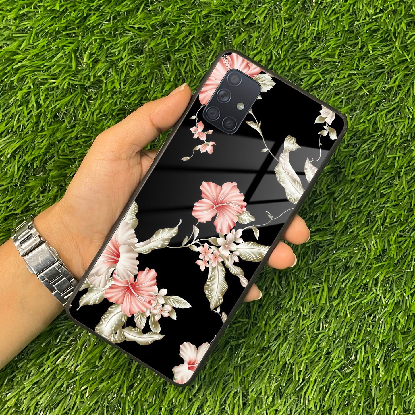 Retro Floral Glass Phone Case And Cover For Samsung ShopOnCliQ