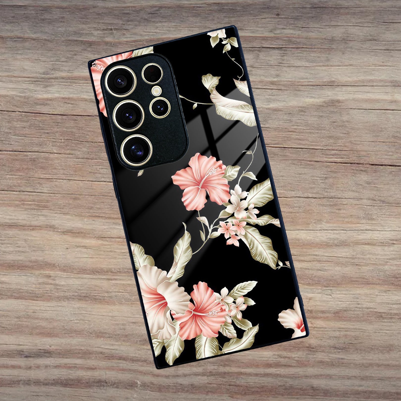 Retro Floral Glass Phone Case And Cover For Samsung ShopOnCliQ