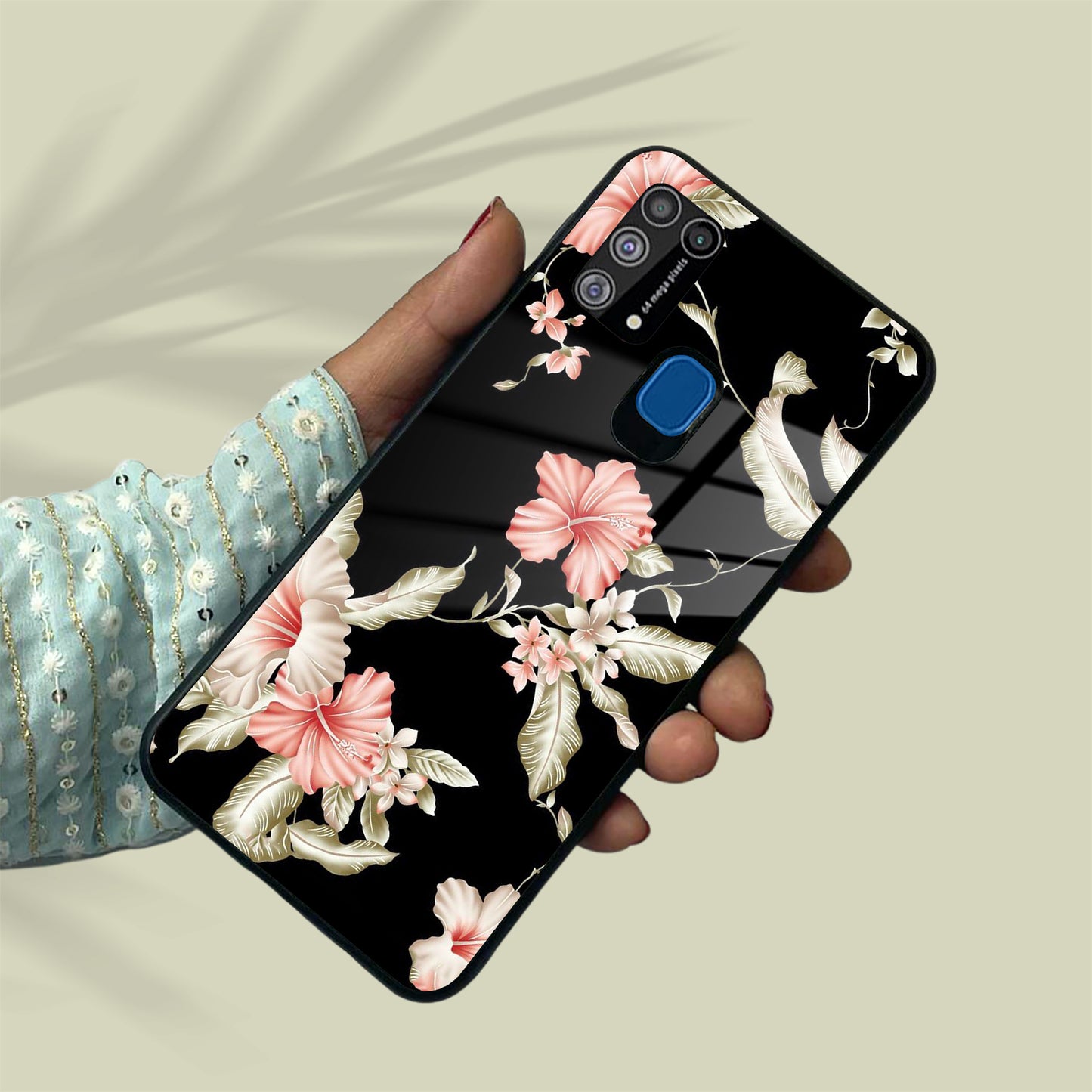 Retro Floral Glass Phone Case And Cover For Samsung ShopOnCliQ