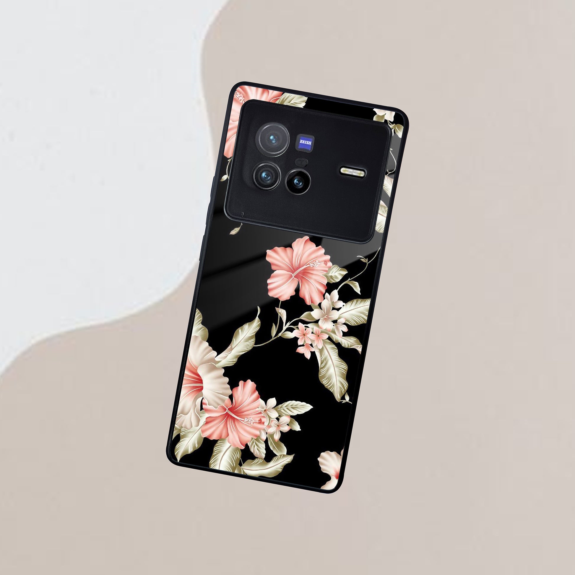 Retro Floral Glass Phone Case And Cover For Vivo ShopOnCliQ