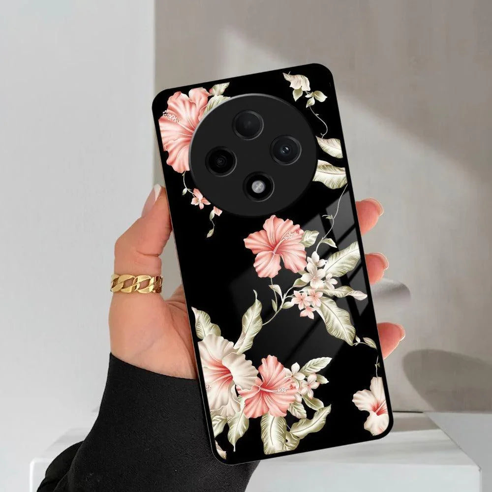 Retro Floral Glass Phone Case And Cover For Oppo - ShopOnCliQ