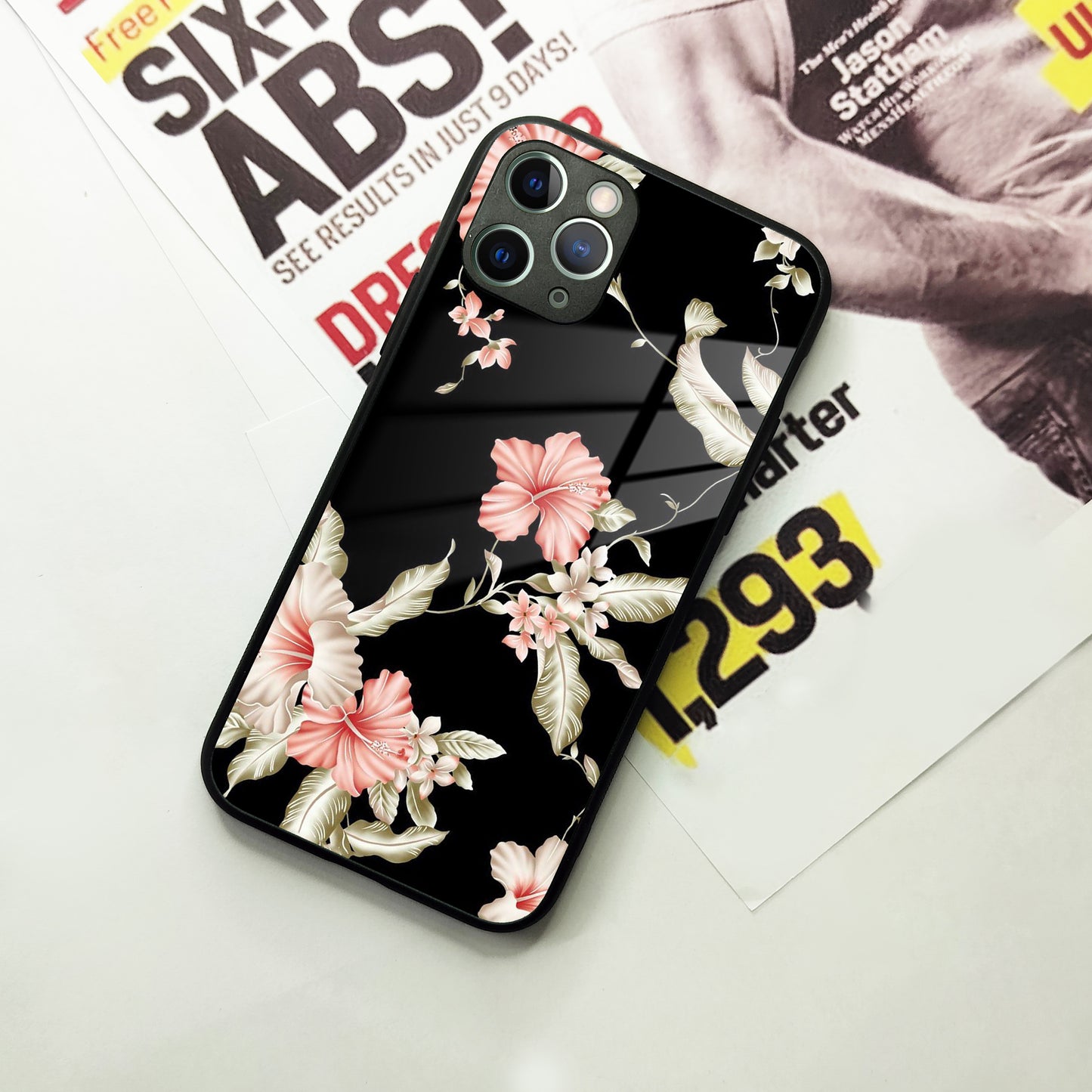 Retro Floral Glass Phone Case Cover iPhone ShopOnCliQ