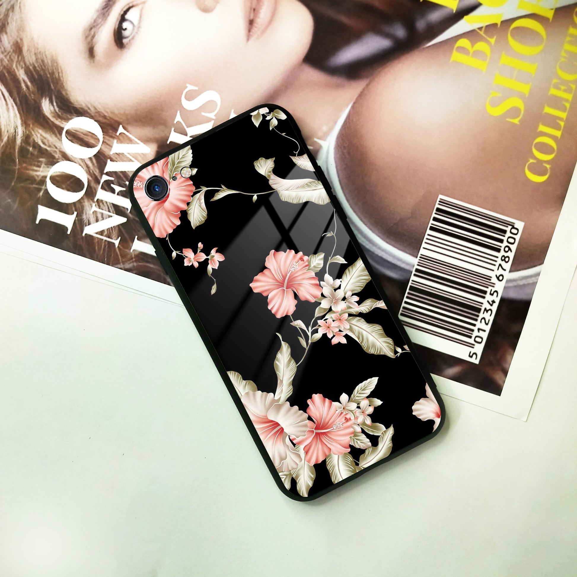 Retro Floral Glass Phone Case Cover iPhone ShopOnCliQ