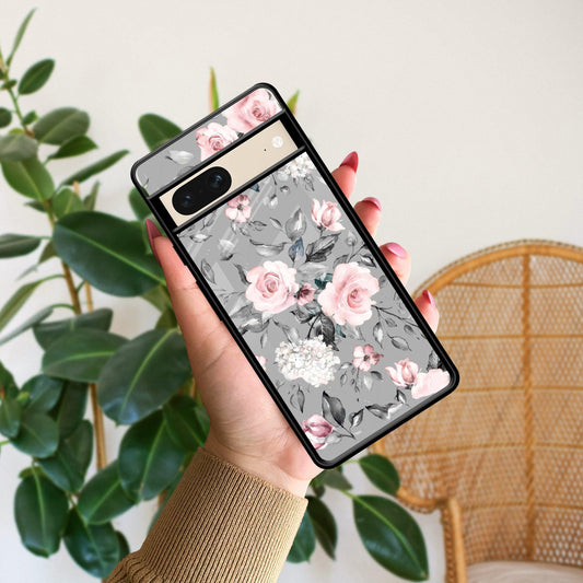 Retro Floral Glossy Metal Case Cover V2 For Google - ShopOnCliQ