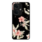 Retro Floral Glossy Metal Case Cover For OnePlus - ShopOnCliQ
