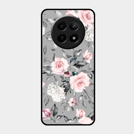 Retro Floral Glossy Metal Case Cover For Realme ShopOnCliQ