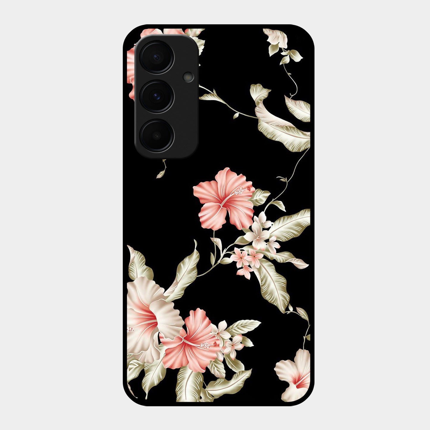 Retro Floral Glossy Metal Case Cover For Samsung ShopOnCliQ