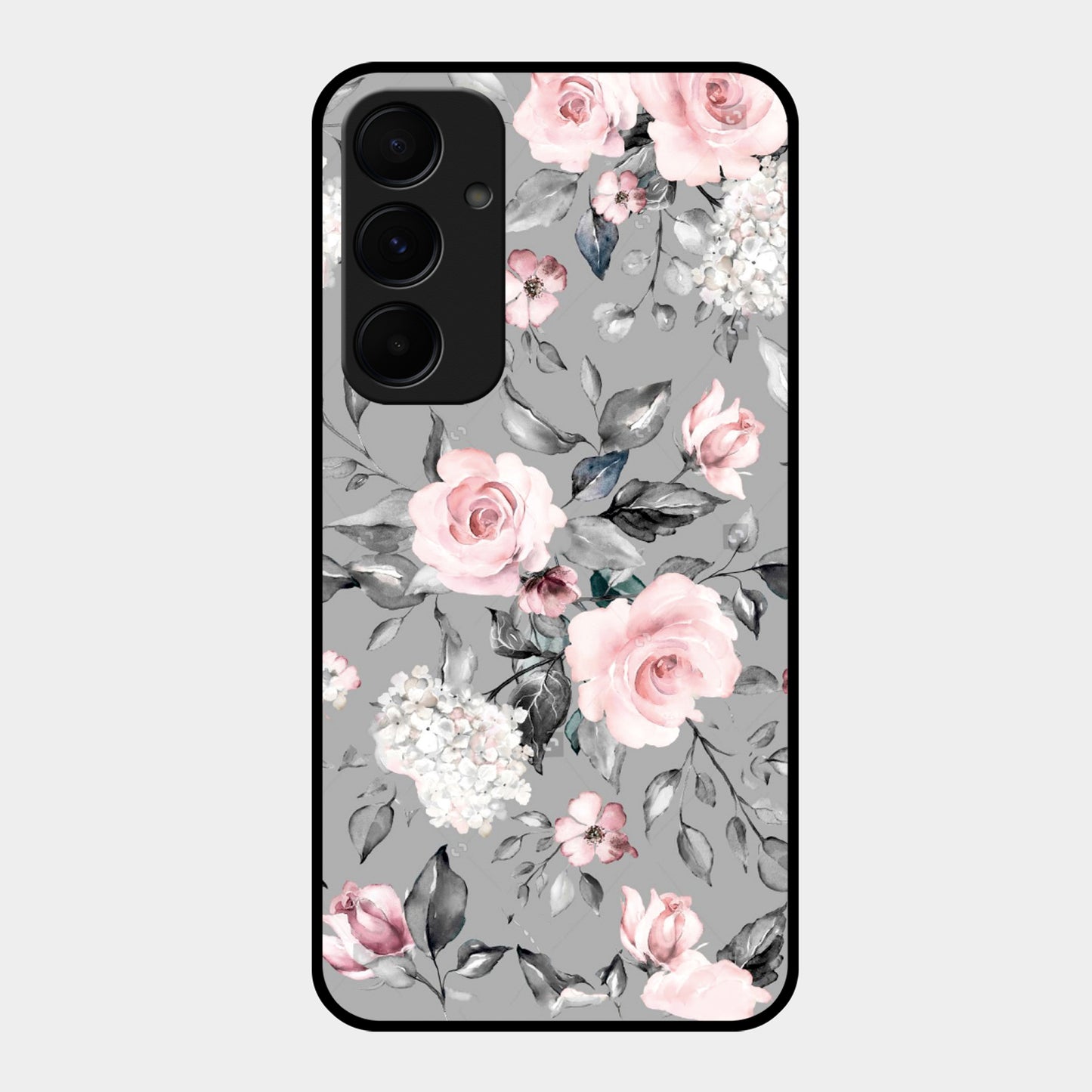 Retro Floral Glossy Metal Case Cover For Samsung ShopOnCliQ