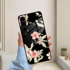 Retro Floral Glossy Metal Case Cover For Samsung - ShopOnCliQ