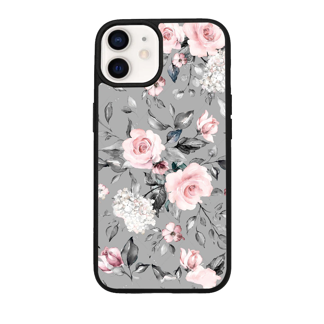 Retro Floral Glossy Metal Case Cover For iPhone ShopOnCliQ