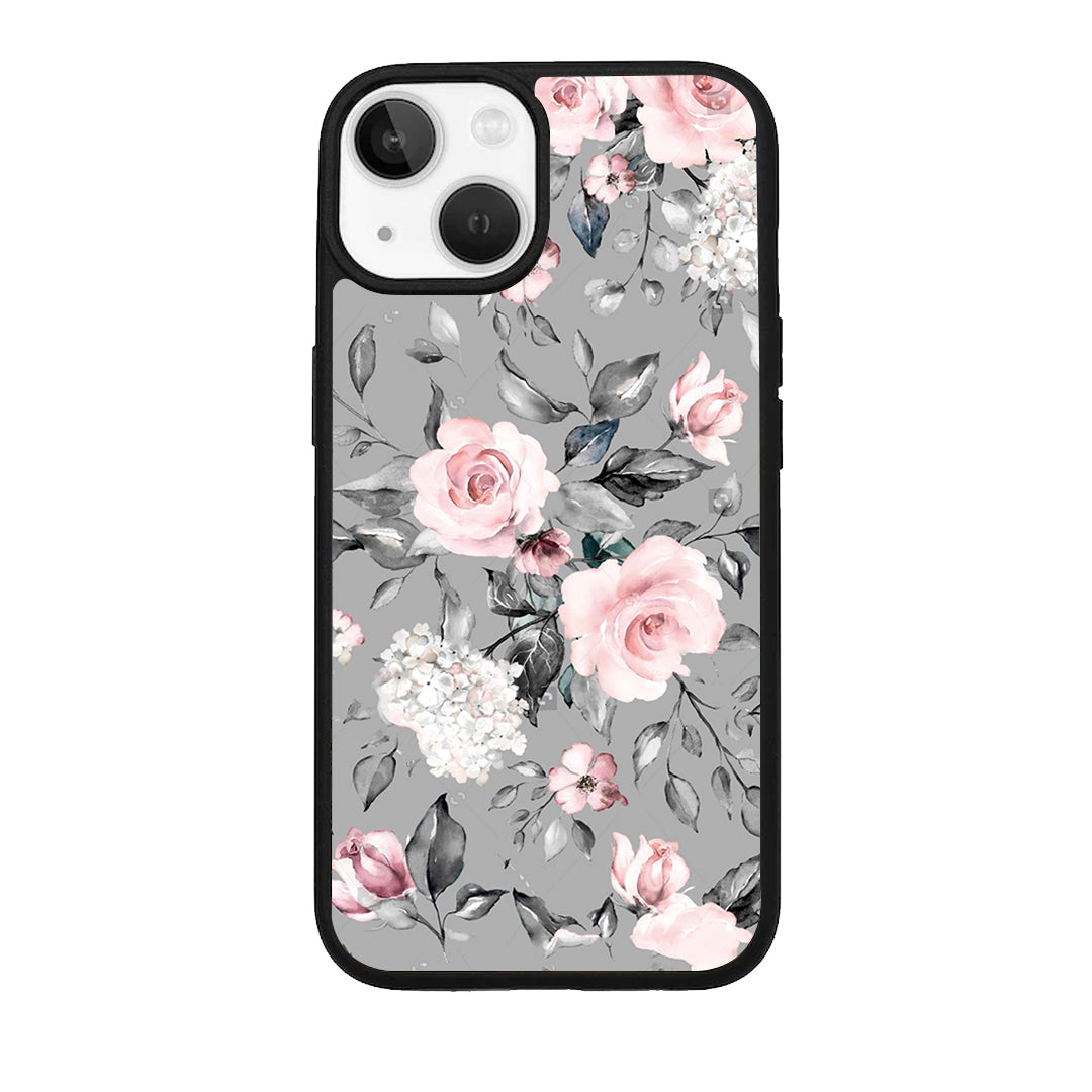 Retro Floral Glossy Metal Case Cover For iPhone ShopOnCliQ