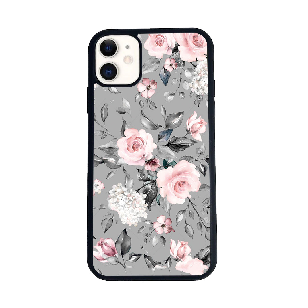 Retro Floral Glossy Metal Case Cover For iPhone ShopOnCliQ