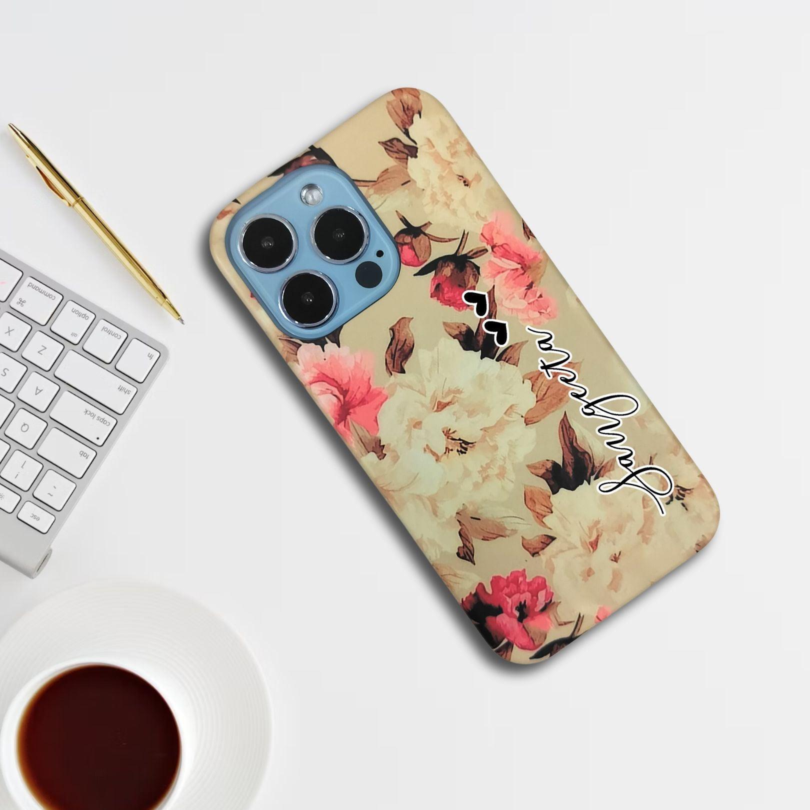 Retro Flower Leaf Print Slim Case Cover ShopOnCliQ