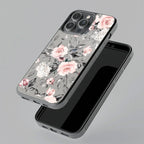 Retro Floral Glossy Glass Case Cover V2 For Motorola - ShopOnCliQ