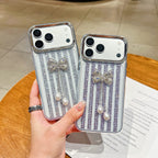 Royal Crystal Ribbon Glow Phone Case