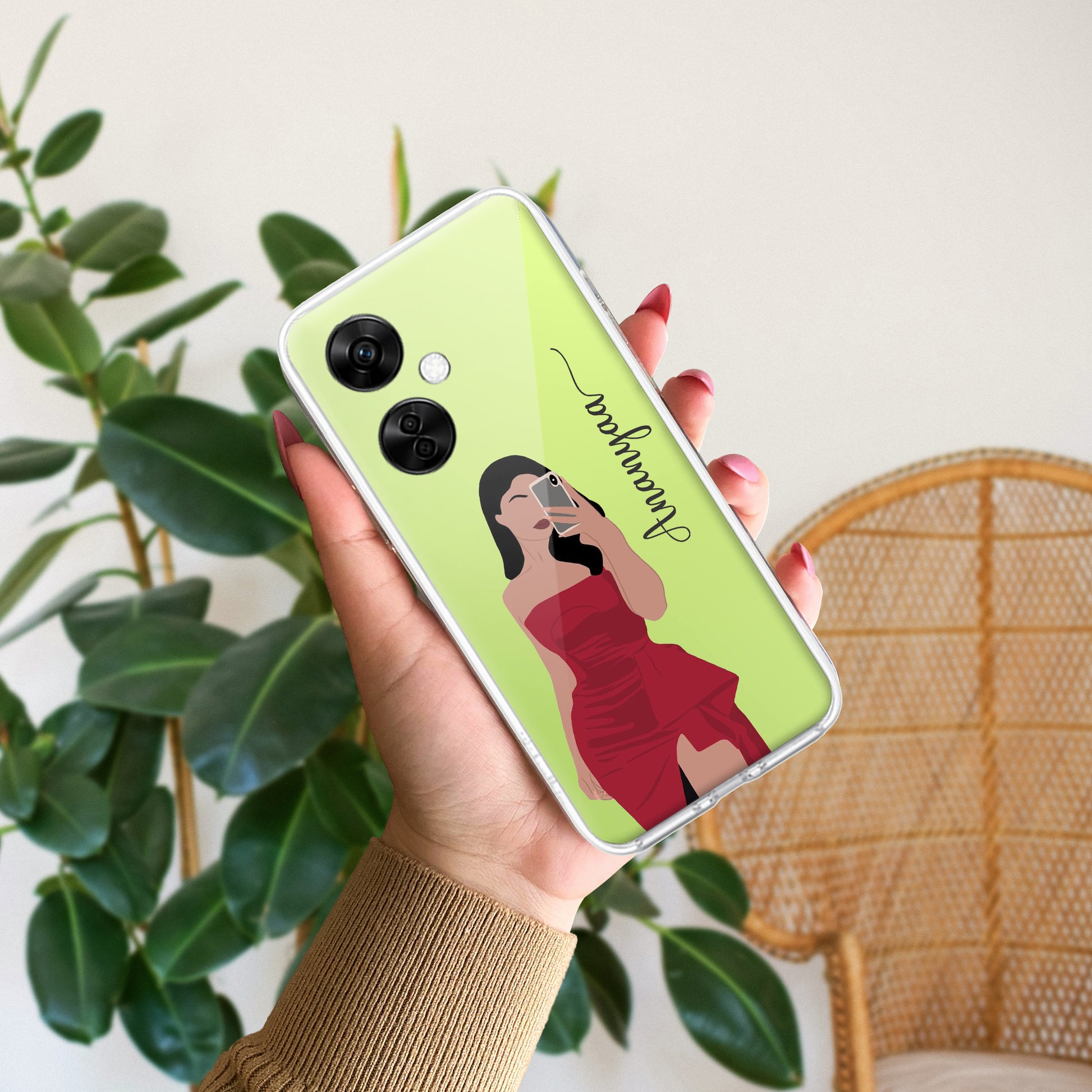 Scarlet Selfie Customize Transparent Silicon Case For OnePlus ShopOnCliQ