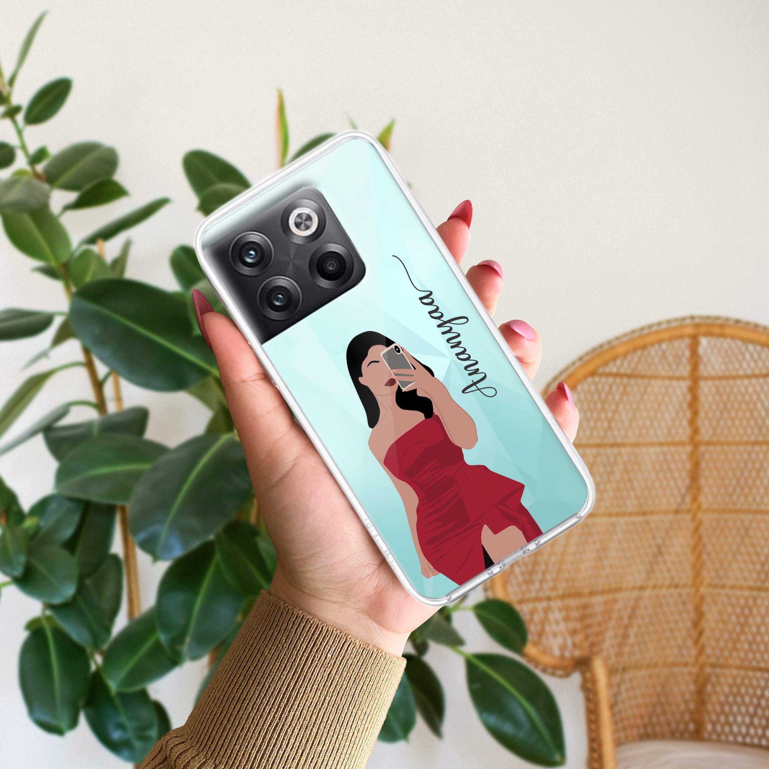 Scarlet Selfie Customize Transparent Silicon Case For OnePlus
