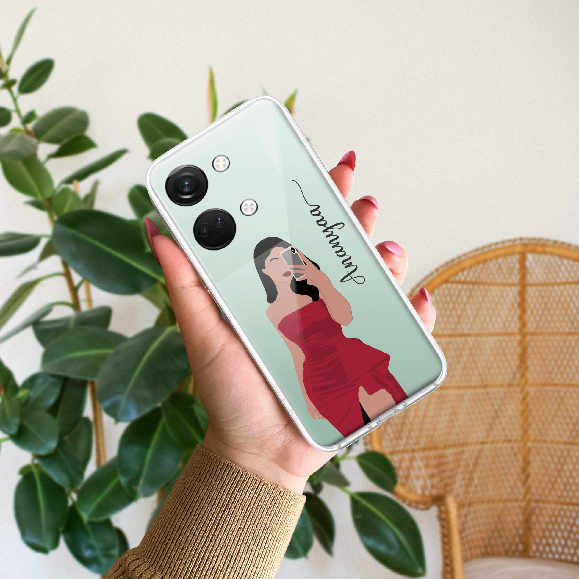 Scarlet Selfie Customize Transparent Silicon Case For OnePlus ShopOnCliQ