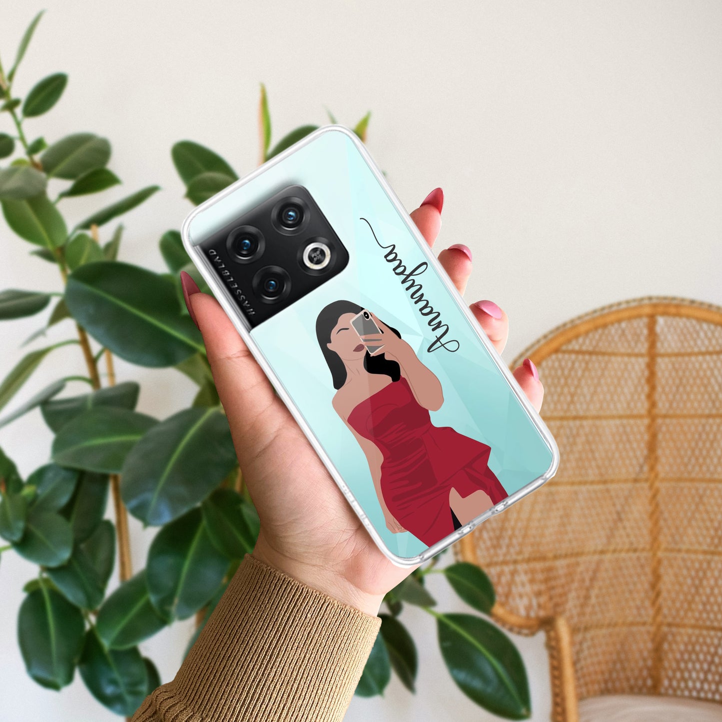 Scarlet Selfie Customize Transparent Silicon Case For OnePlus - ShopOnCliQ