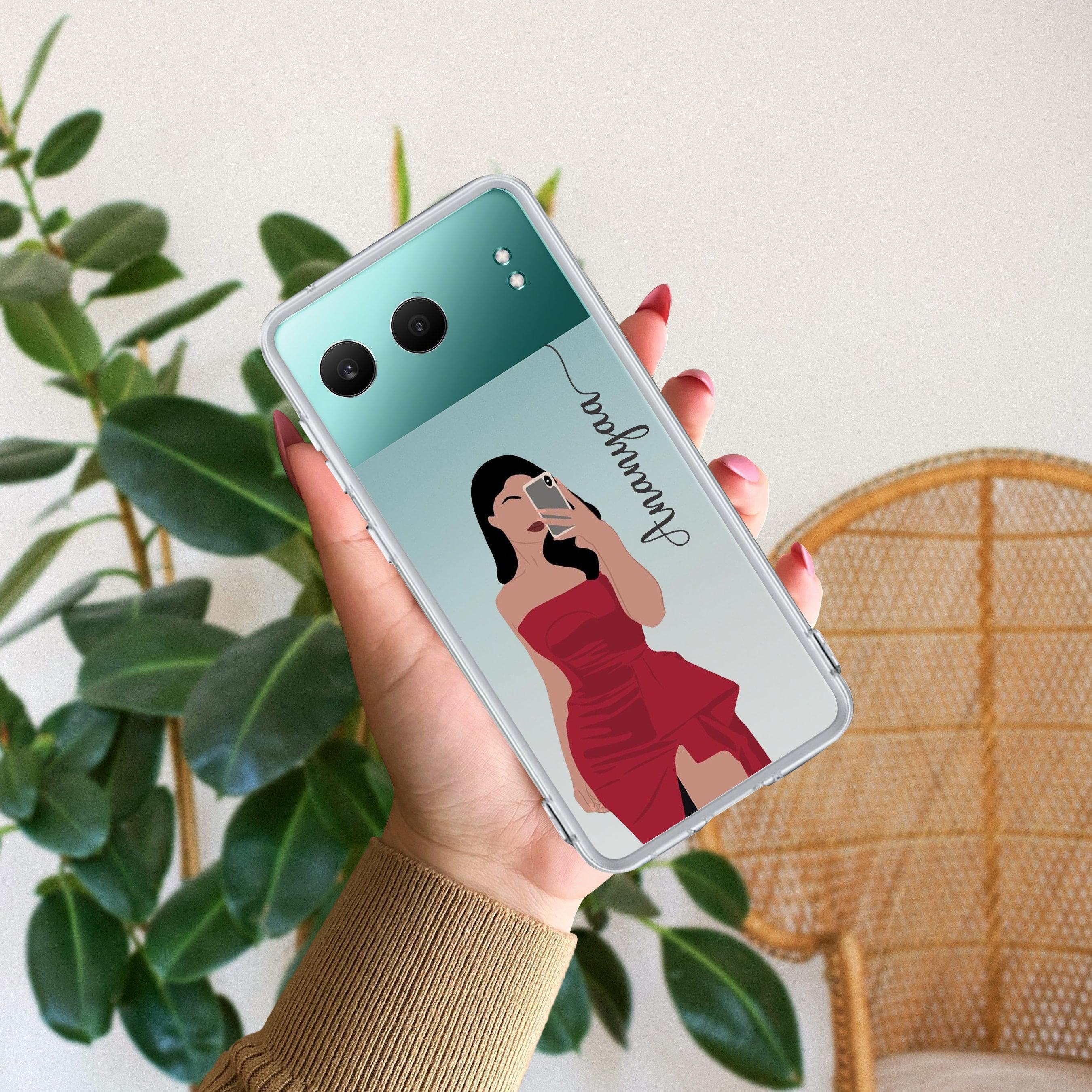 Scarlet Selfie Customize Transparent Silicon Case For OnePlus