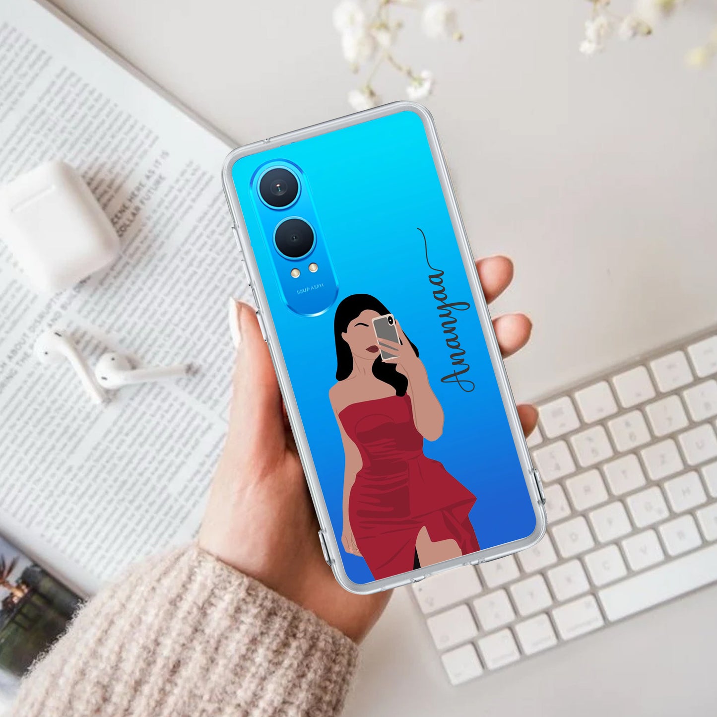 Scarlet Selfie Customize Transparent Silicon Case For OnePlus ShopOnCliQ