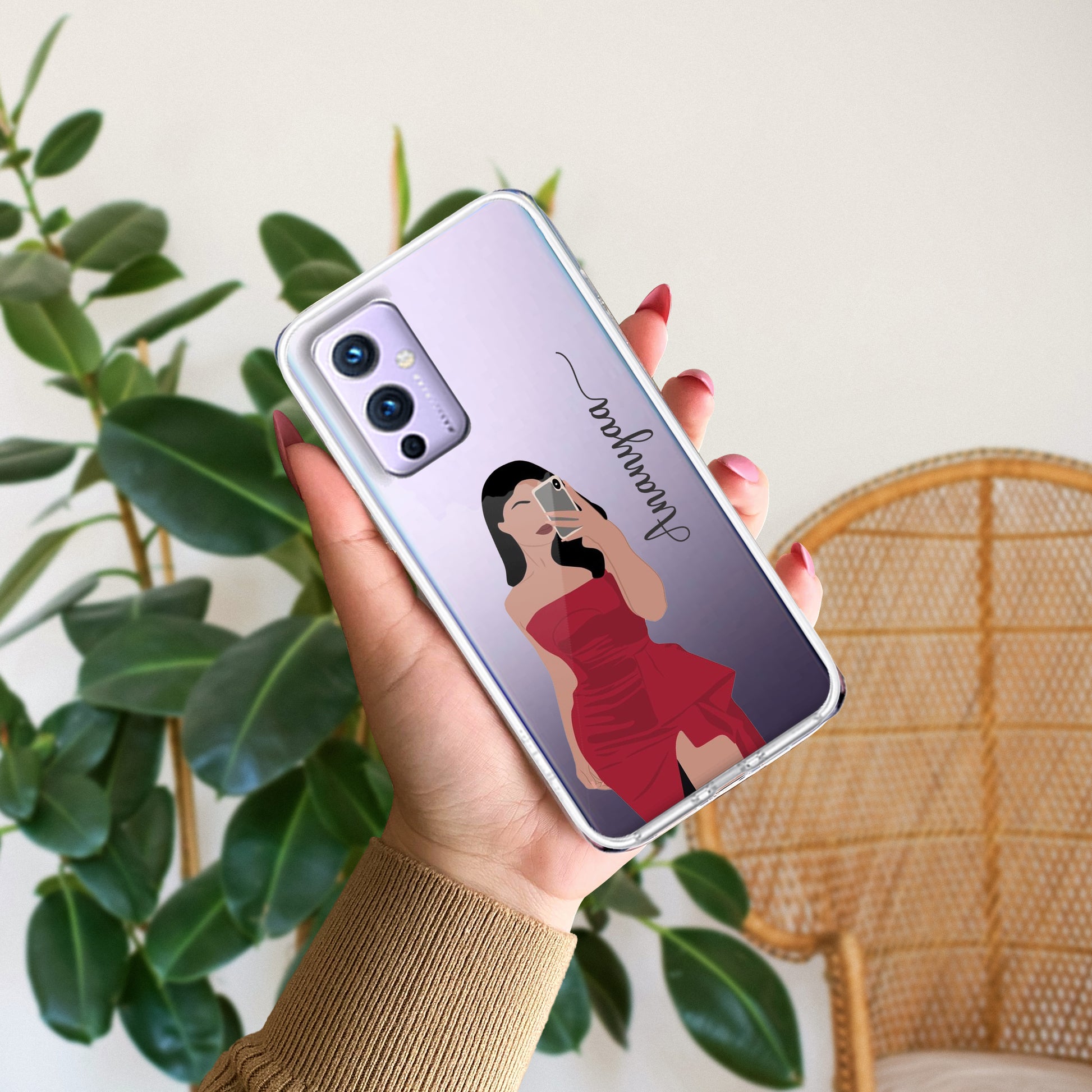 Scarlet Selfie Customize Transparent Silicon Case For OnePlus ShopOnCliQ