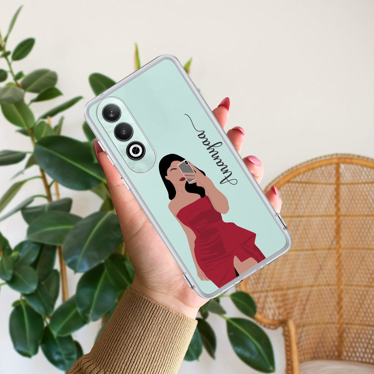 Scarlet Selfie Customize Transparent Silicon Case For OnePlus - ShopOnCliQ