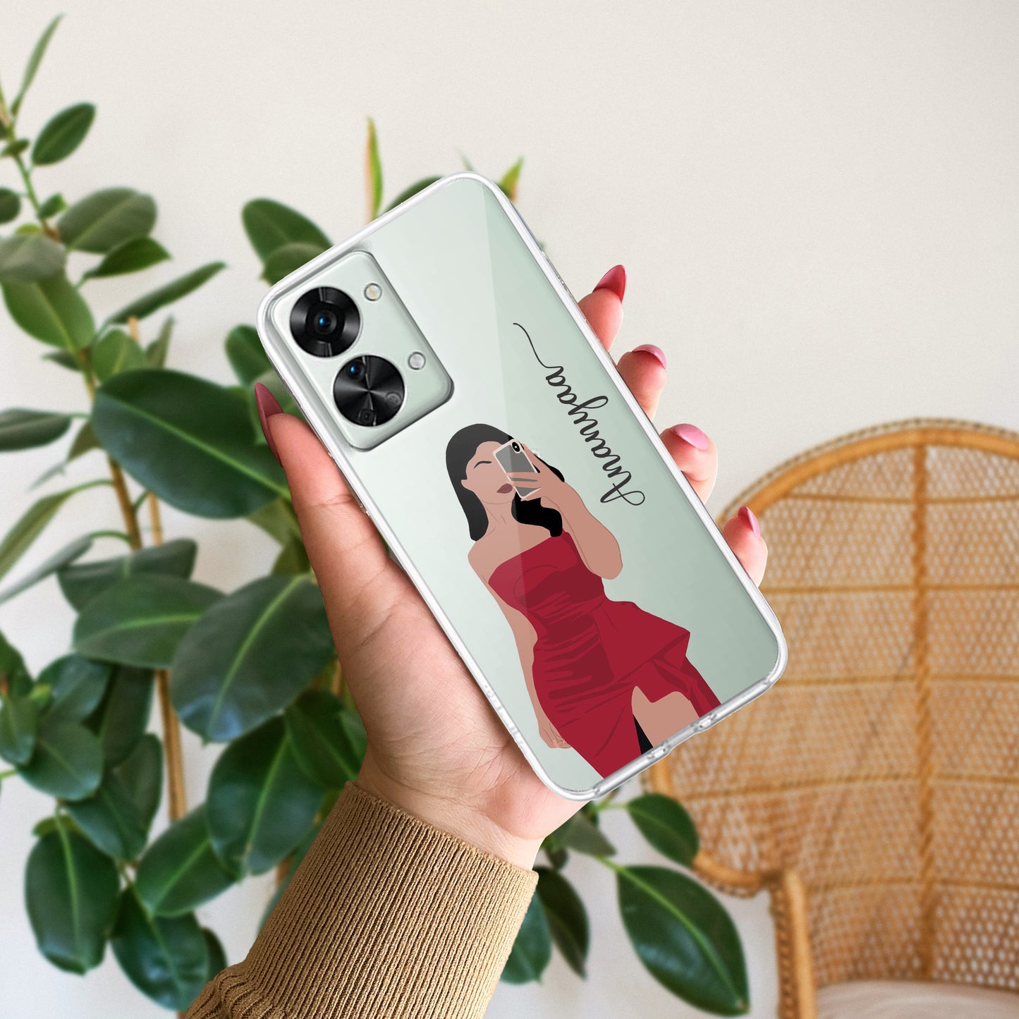 Scarlet Selfie Customize Transparent Silicon Case For OnePlus ShopOnCliQ