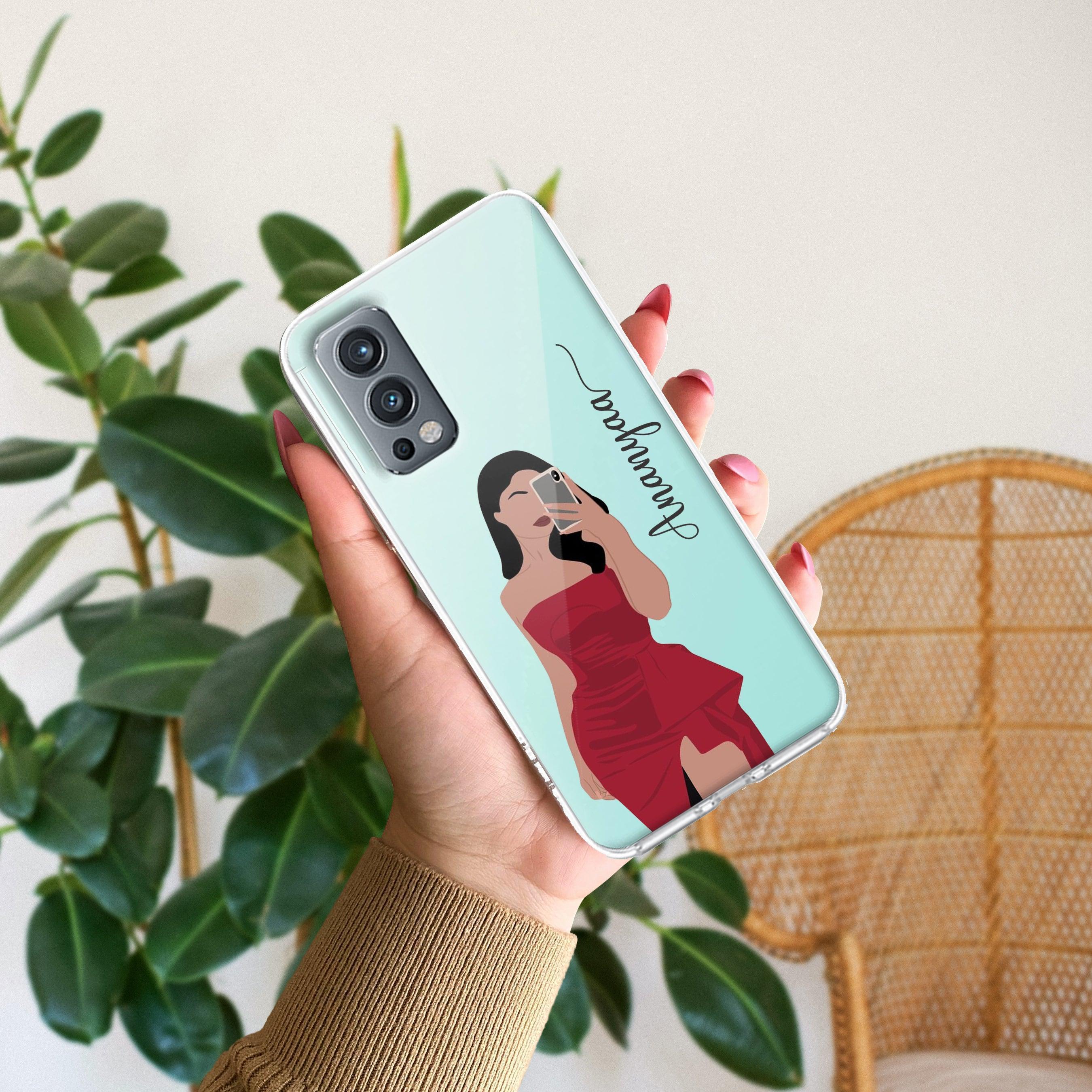Scarlet Selfie Customize Transparent Silicon Case For OnePlus Nord 2 5G