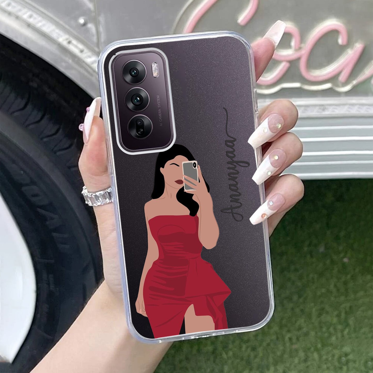 Scarlet Selfie Customize Transparent Silicon Case For Oppo ShopOnCliQ