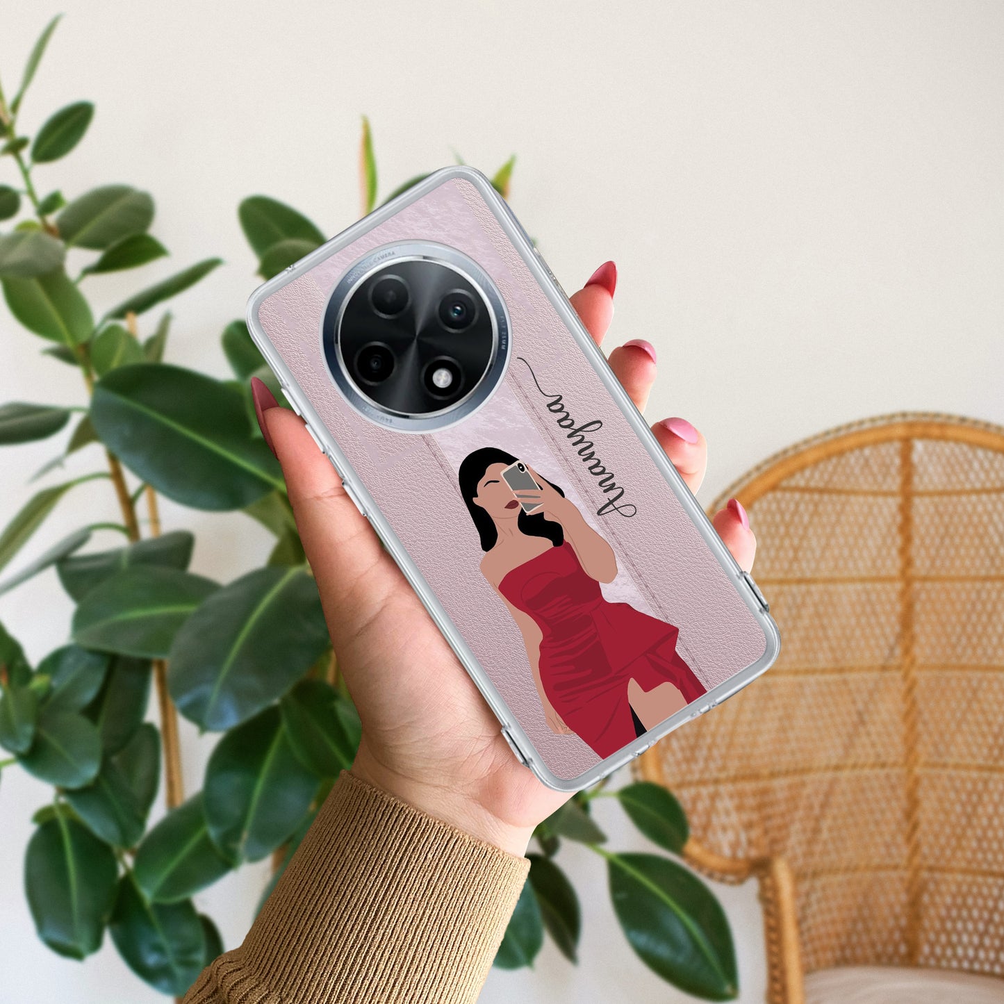 Scarlet Selfie Customize Transparent Silicon Case For Oppo - ShopOnCliQ