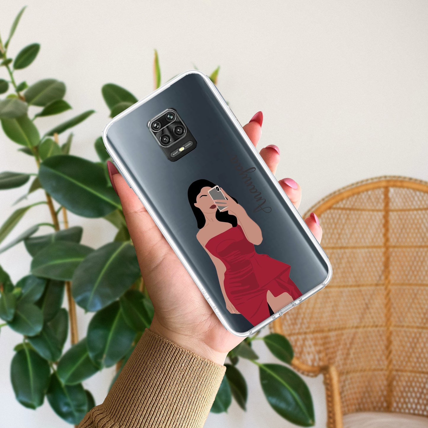 Scarlet Selfie Customize Transparent Silicon Case For Poco ShopOnCliQ