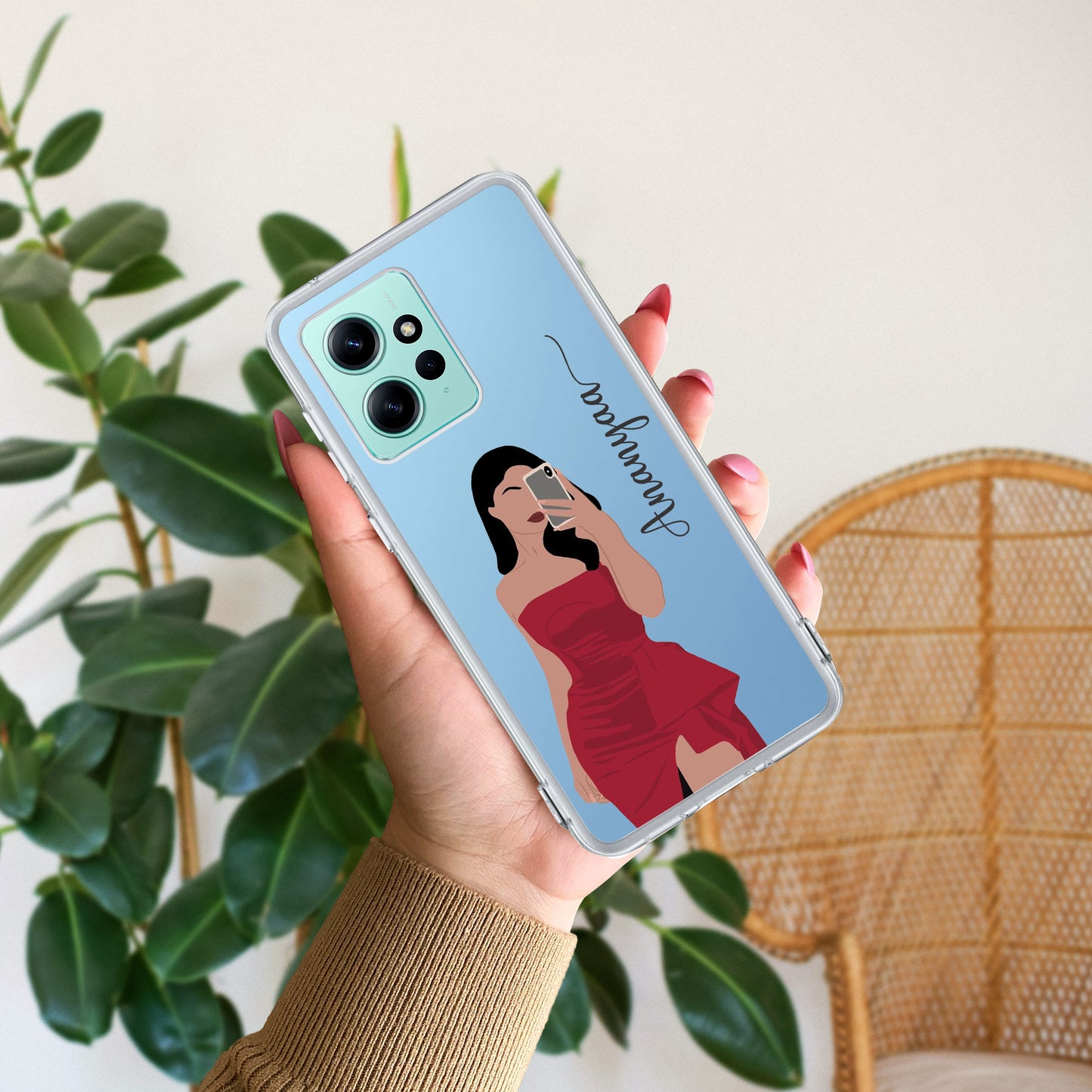 Scarlet Selfie Customize Transparent Silicon Case For Poco ShopOnCliQ