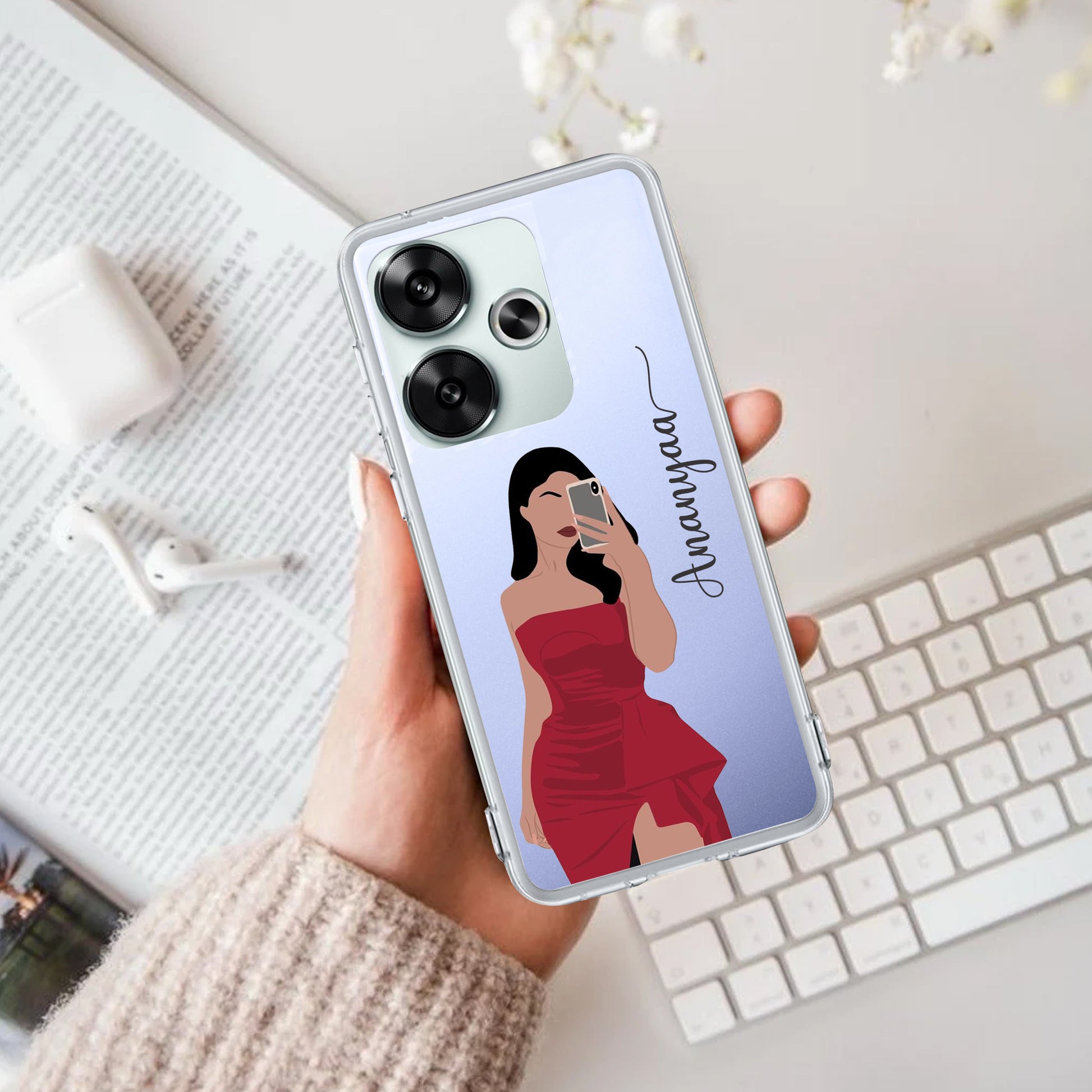 Scarlet Selfie Customize Transparent Silicon Case For Poco ShopOnCliQ