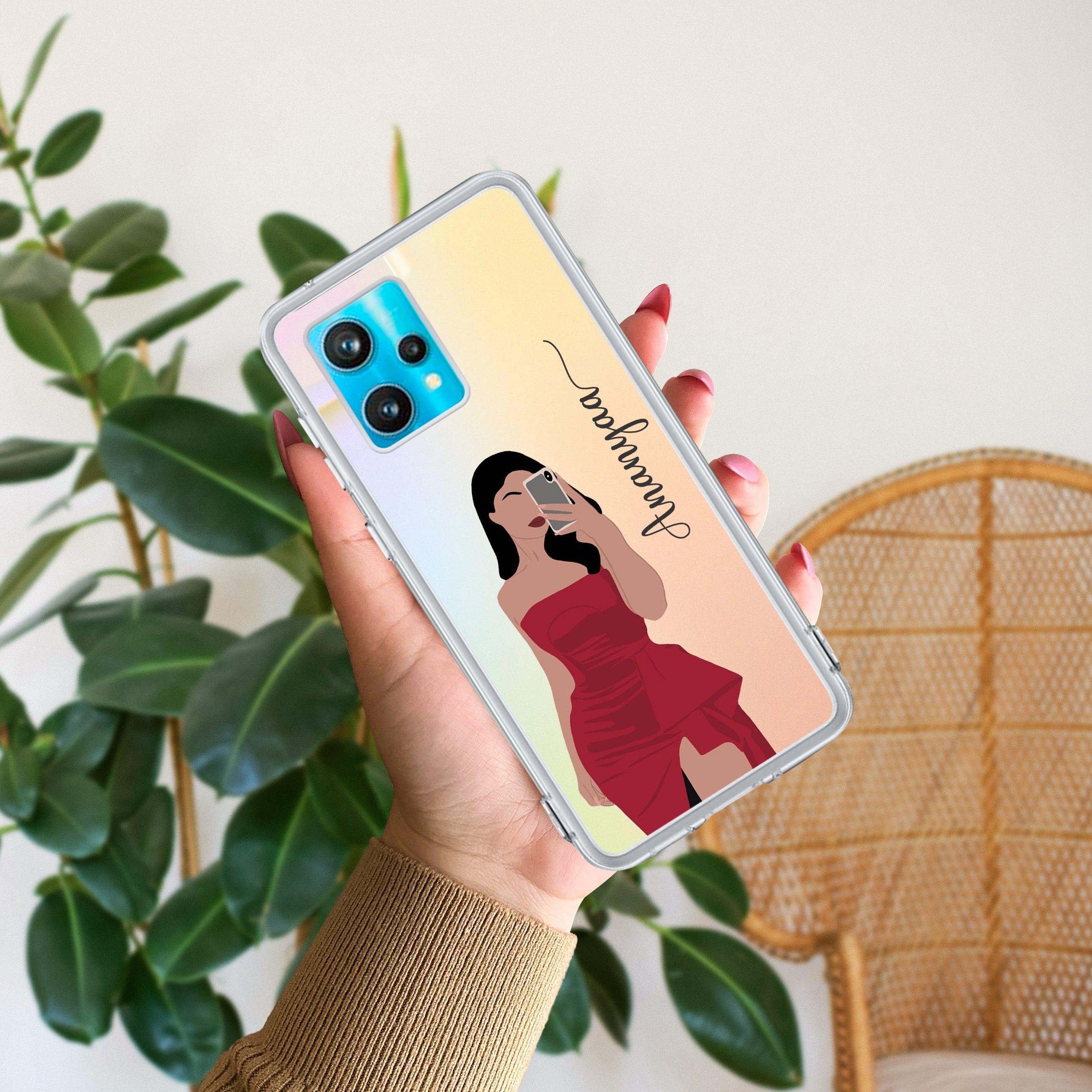 Scarlet Selfie Customize Transparent Silicon Case For Realme 9 Pro 5G