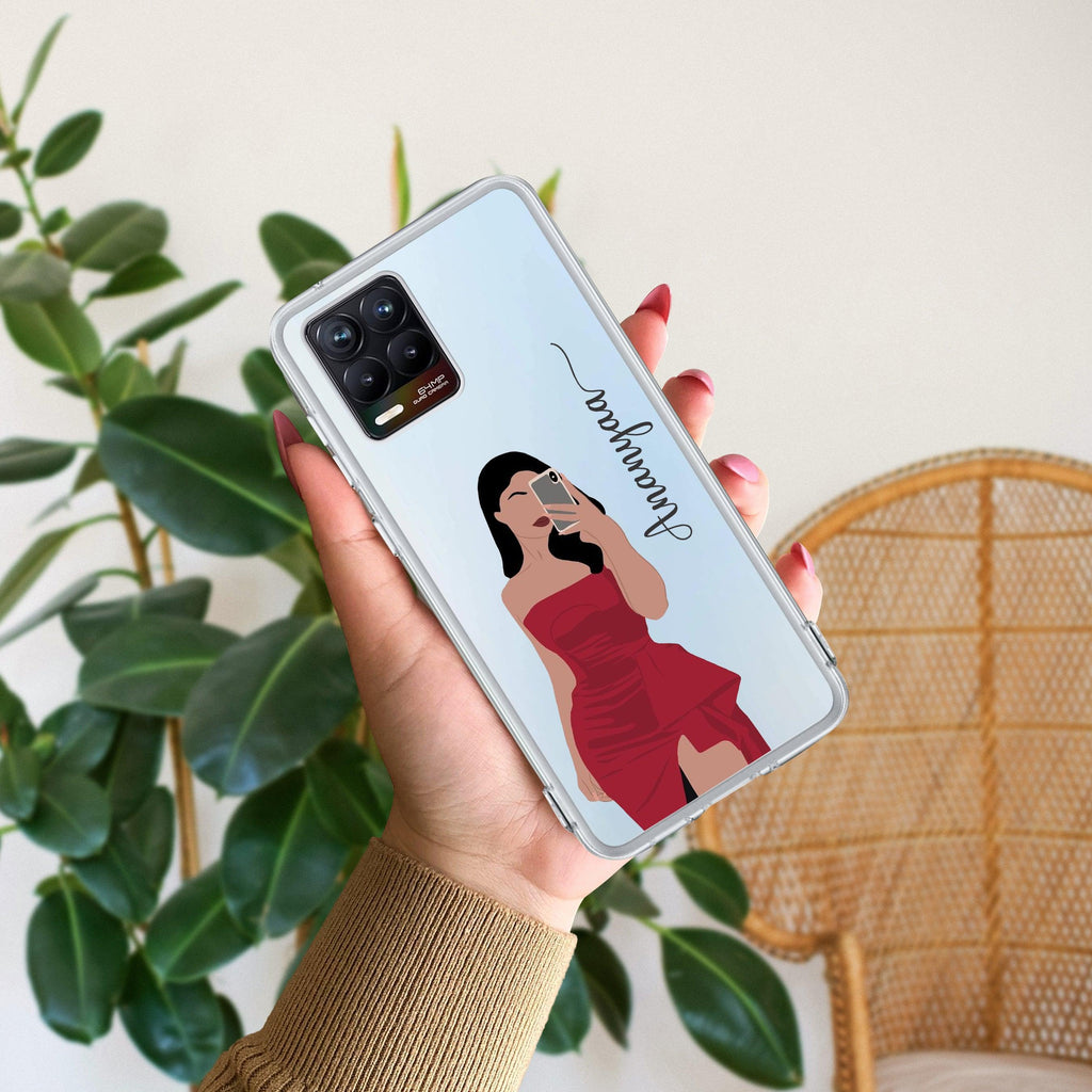 Scarlet Selfie Customize Anti Yelllow Case For Realme 8 4G / Realme 8 Pro