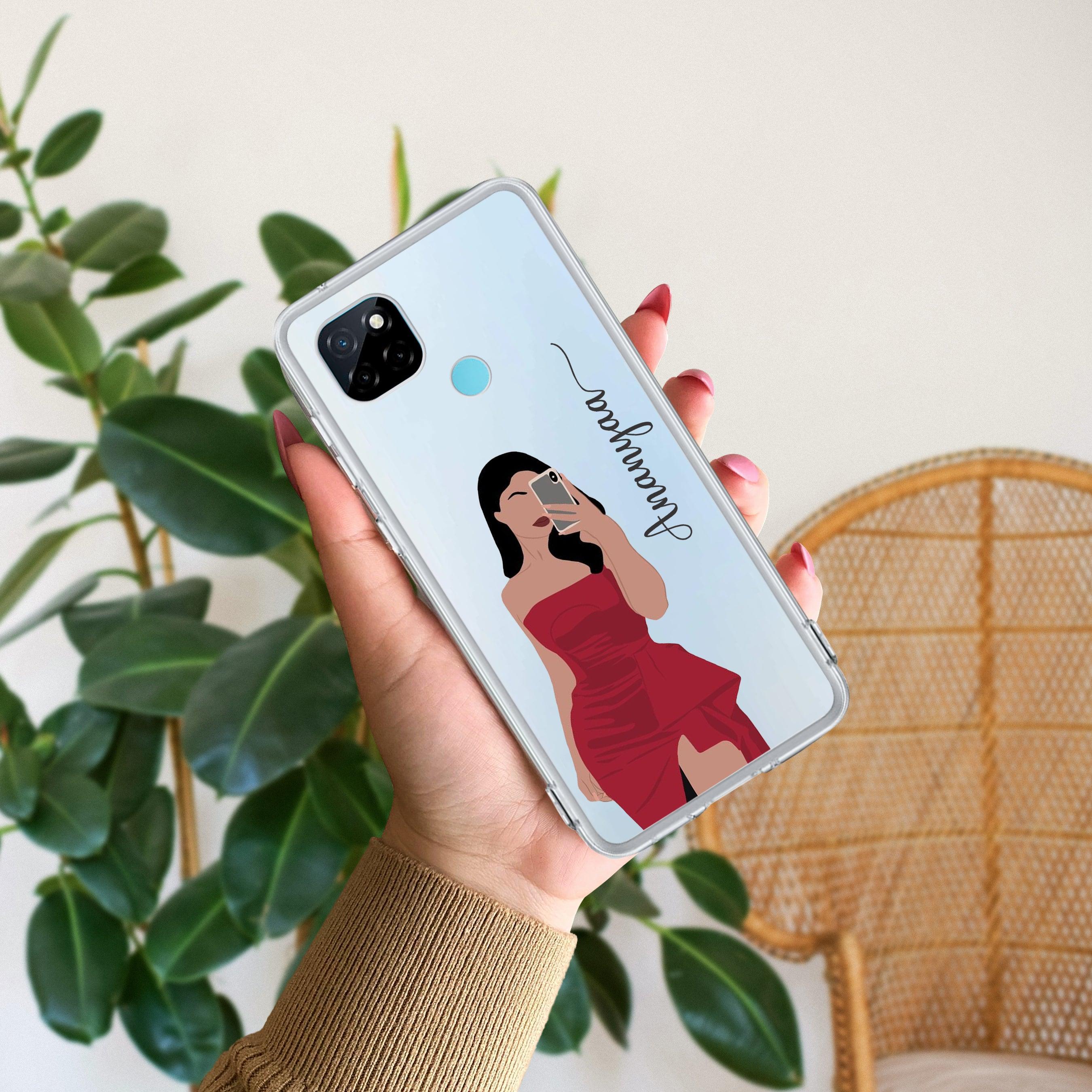 Scarlet Selfie Customize Transparent Silicon Case For Realme 11 Pro 5G