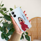Scarlet Selfie Customize Transparent Silicon Case For Realme 10 4G