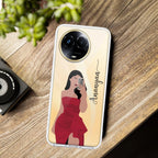 Scarlet Selfie Customize Transparent Silicon Case For Realme 11 5G