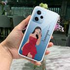 Scarlet Selfie Customize Transparent Silicon Case For Redmi Note 11