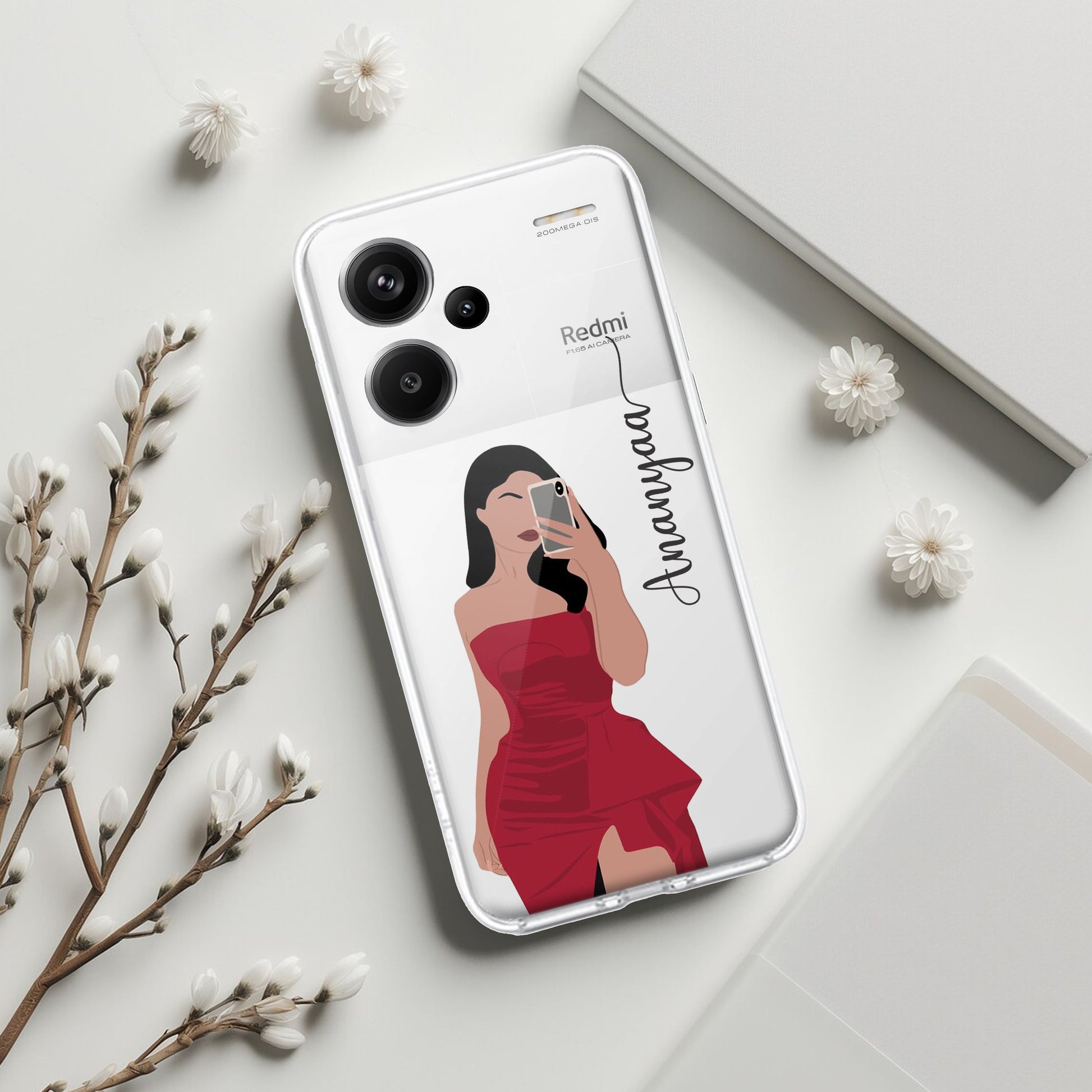 Scarlet Selfie Customize Transparent Silicon Case For Redmi/Xiaomi ShopOnCliQ