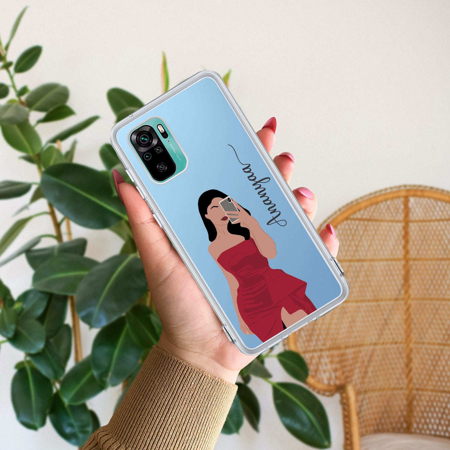 Scarlet Selfie Customize Transparent Silicon Case For Redmi/Xiaomi ShopOnCliQ