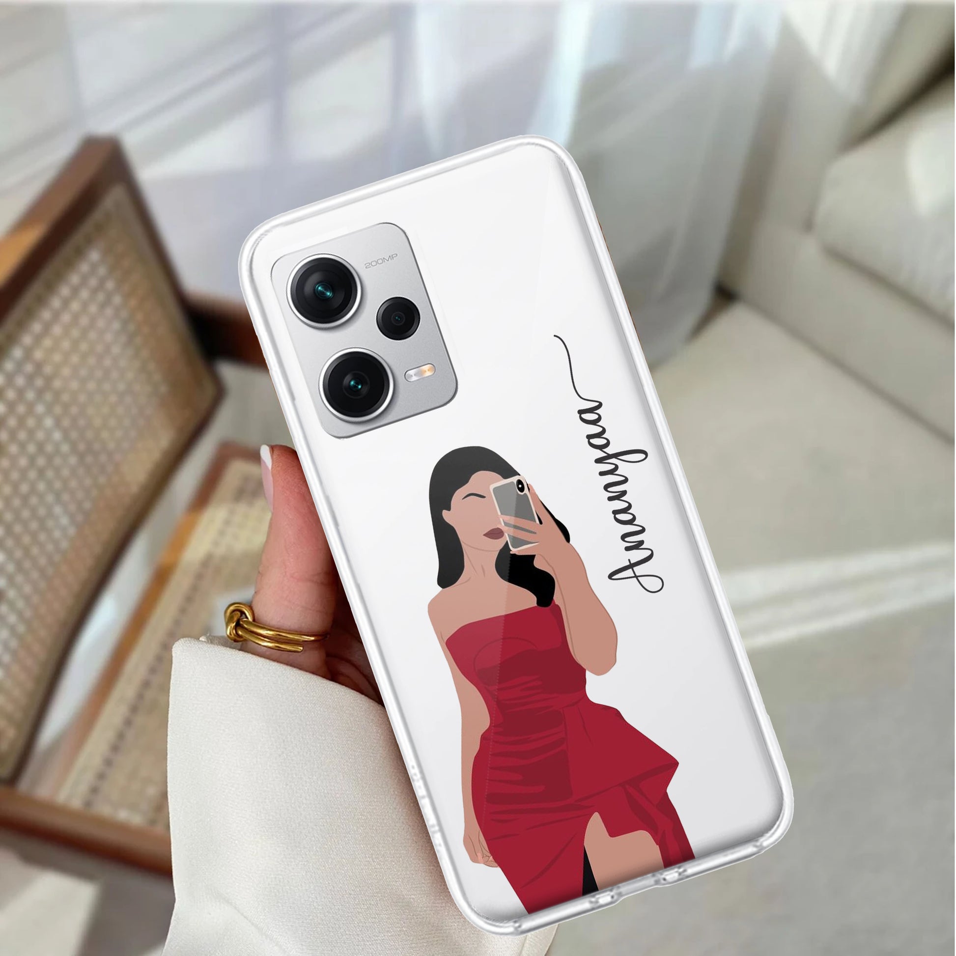 Scarlet Selfie Customize Transparent Silicon Case For Redmi/Xiaomi ShopOnCliQ