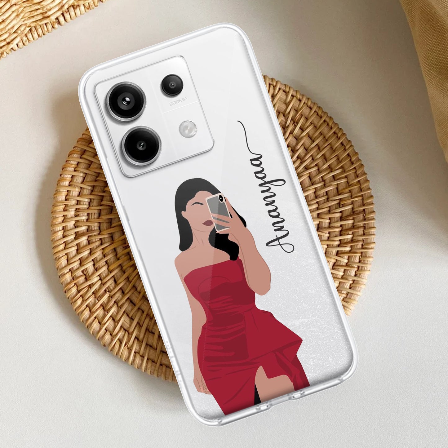 Scarlet Selfie Customize Transparent Silicon Case For Redmi/Xiaomi ShopOnCliQ