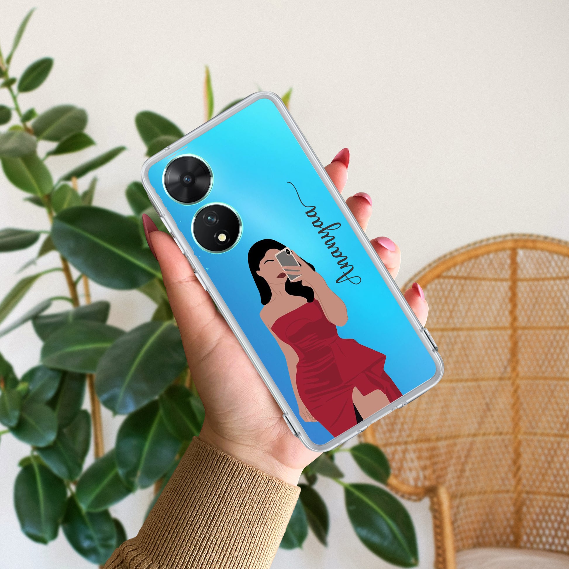 Scarlet Selfie Customize Transparent Silicon Case For Vivo ShopOnCliQ