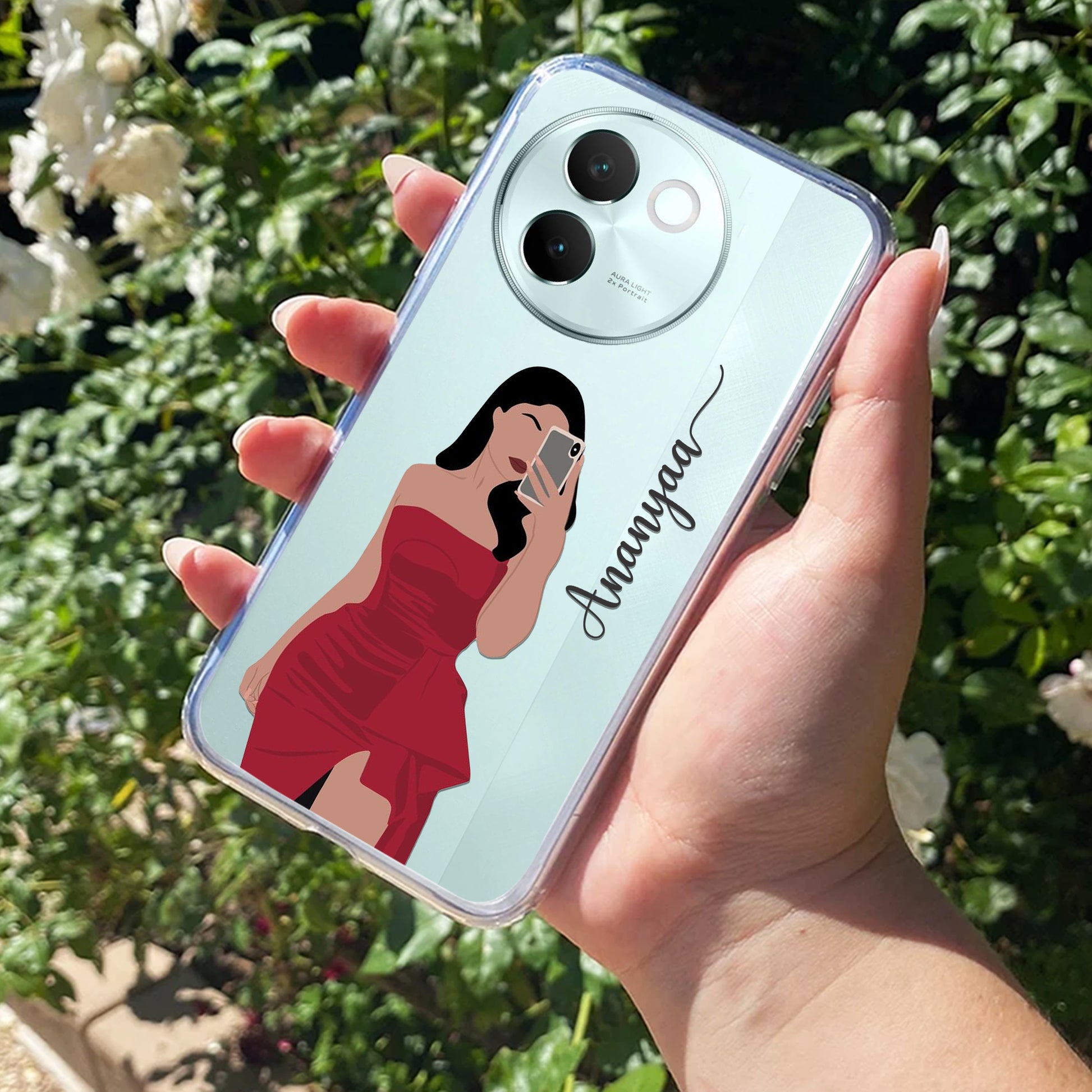 Scarlet Selfie Customize Transparent Silicon Case For Vivo ShopOnCliQ