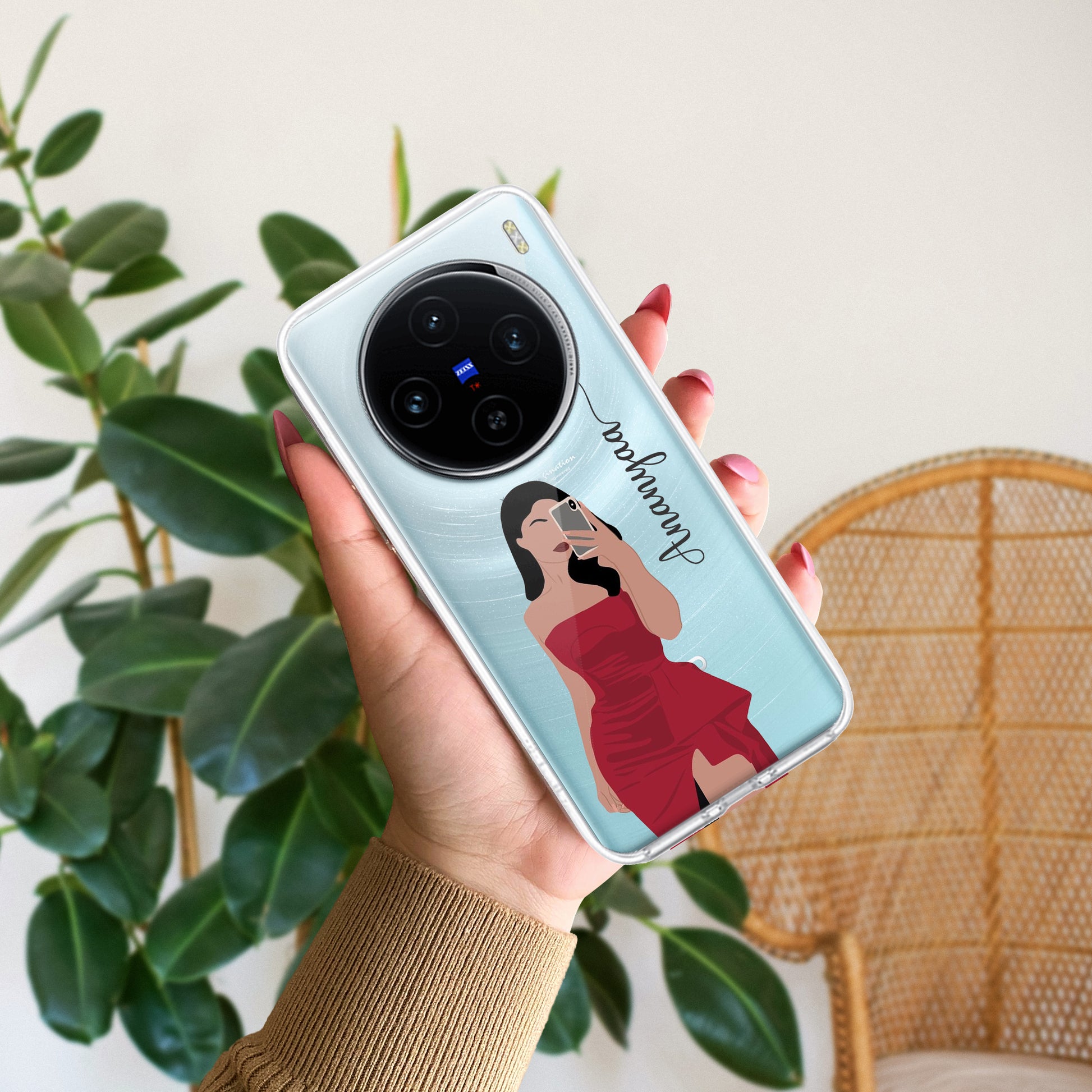 Scarlet Selfie Customize Transparent Silicon Case For Vivo ShopOnCliQ